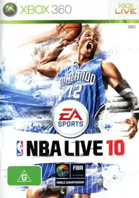 NBA Live 10 (USA) box cover front